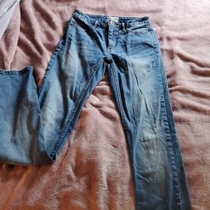 EXTRA LONG high rise Heritage Denim jeans, W26 L37